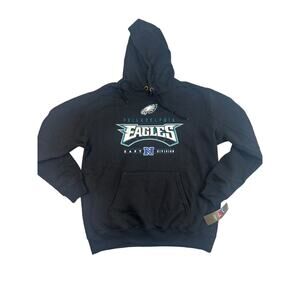 Philadelphia Eagles Hoodie East Division Black Mens Large NFL Team 2010 NWT
